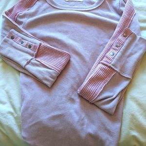 We the free waffle knit top